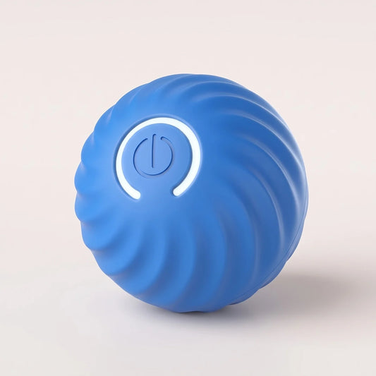 Pelota inteligente que rueda sola para perros y gatos, con USB-C